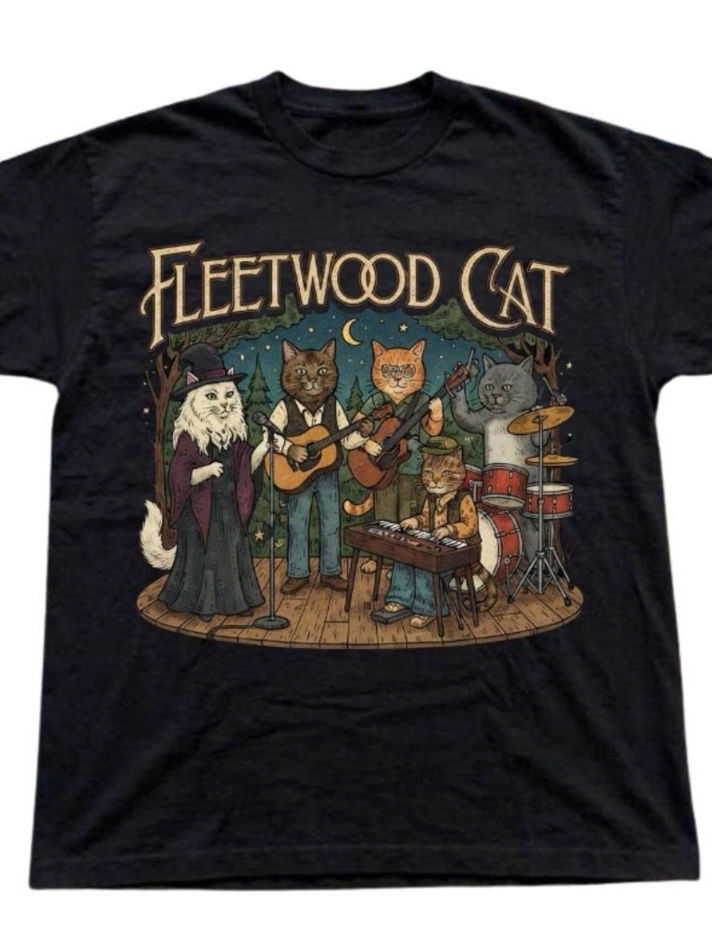 Fleetwood Cat Band T-Shirt